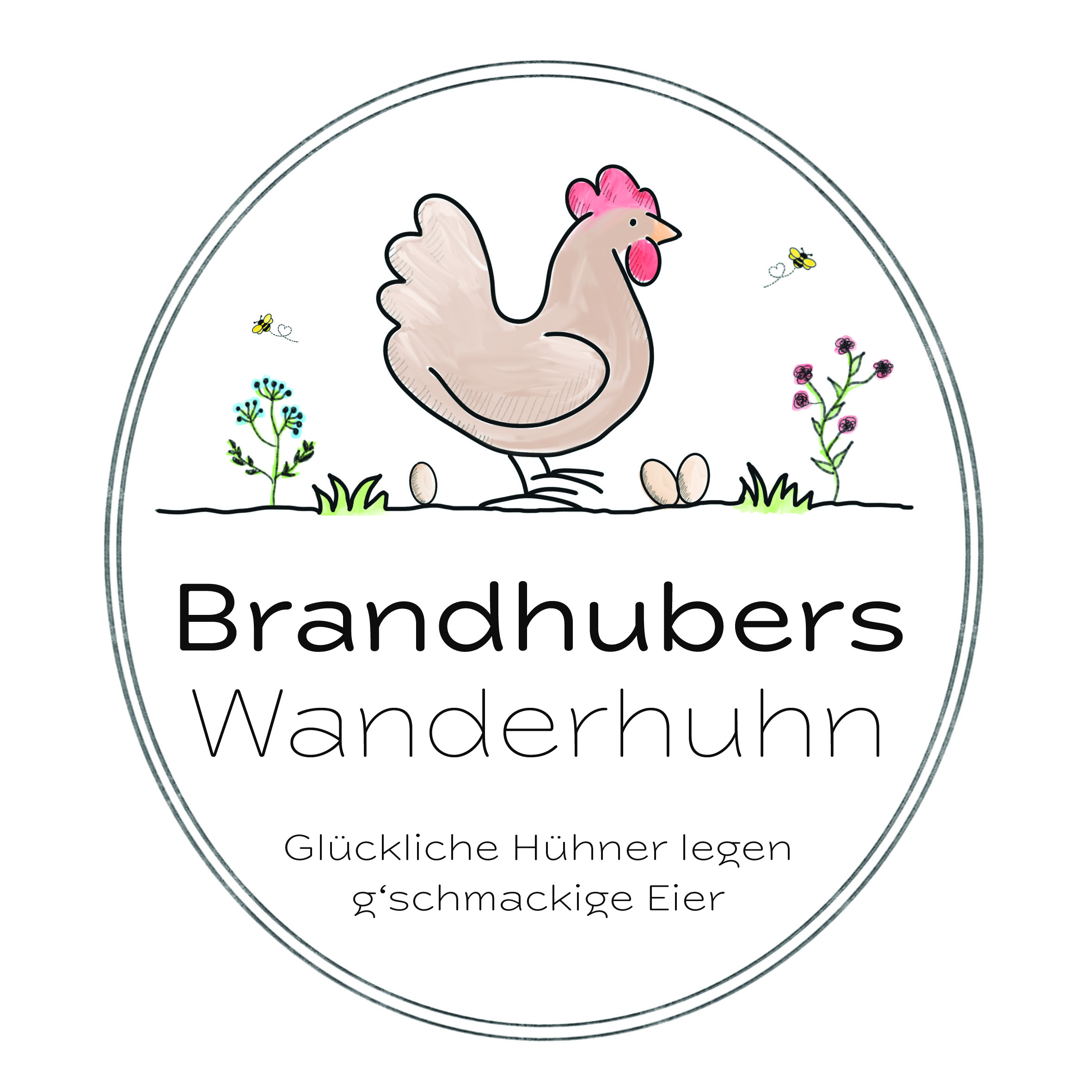 Brandhubers Wanderhuhn Logo
