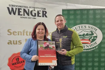 Sieger Rene Robitsch mit Petra Pobaschnig