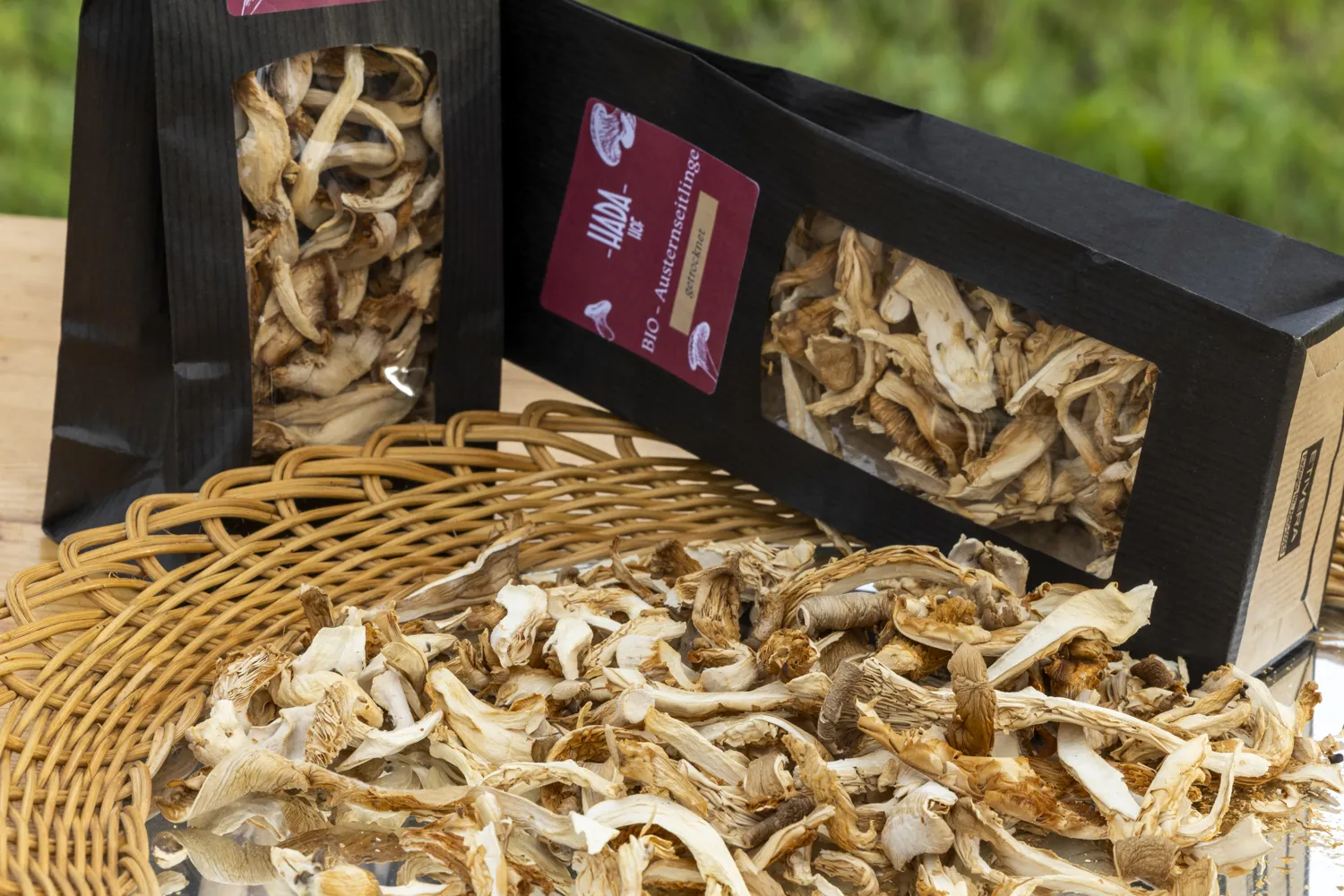 getrocknete Austernseitlinge