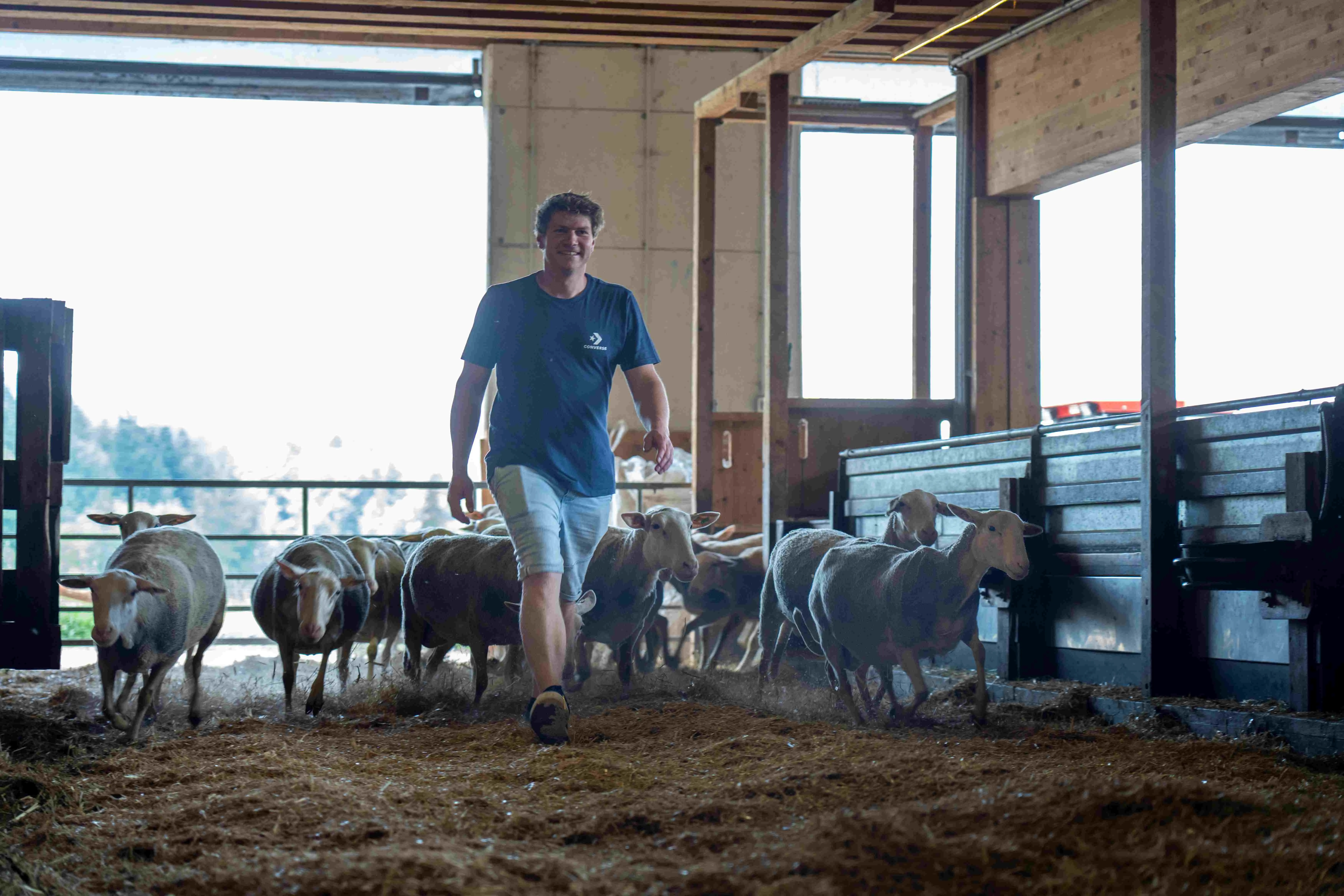 Kehlbauer Fam. Ließ, im Schafstall