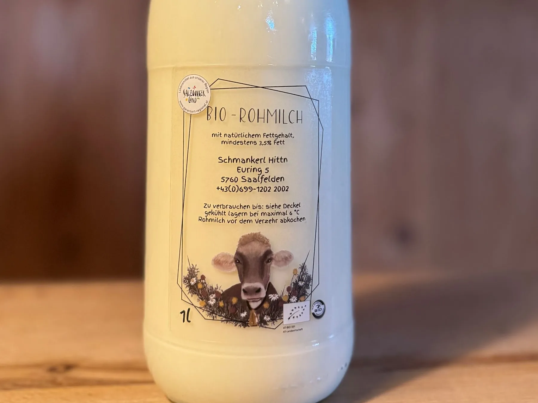 Milch Bella Hauserpeterhof Rohmilch © Heugenhauser