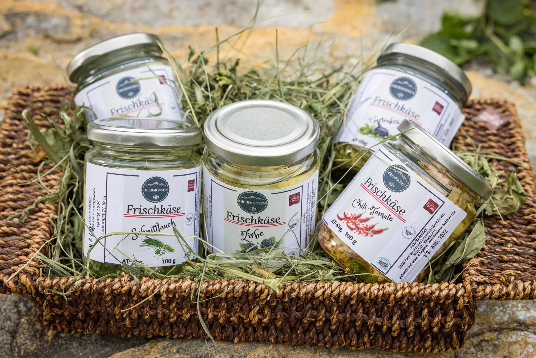 Frischkäse in Öl, Obermoosen, Manuela Ellmauer