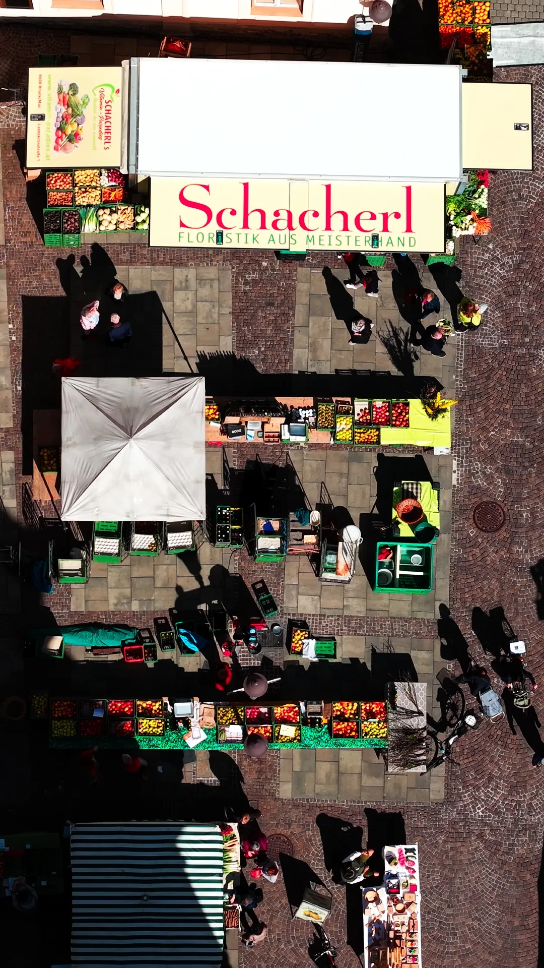 Markt von oben