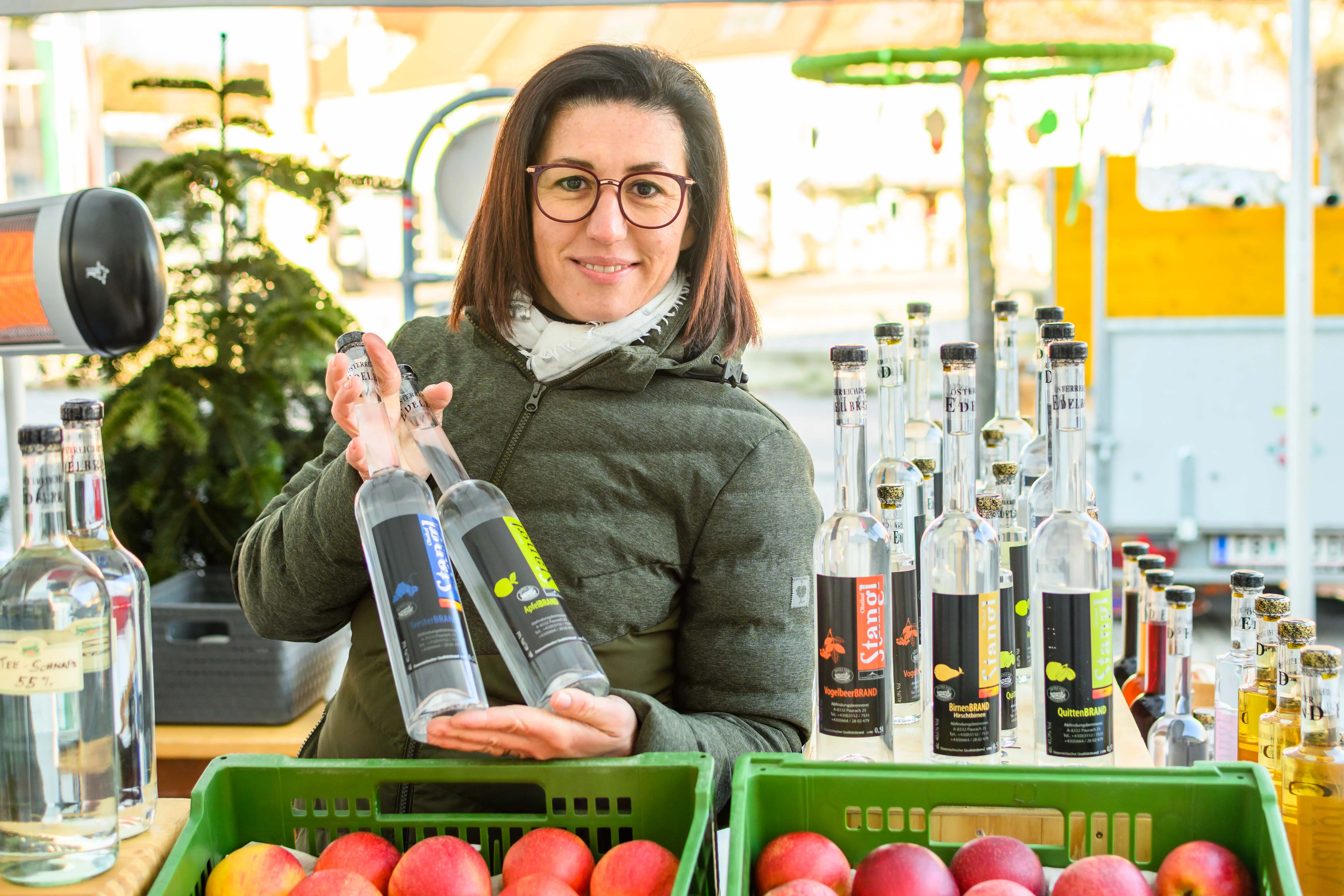 Bauernmarkt Feldbach, Obsthof Stangl Michaela