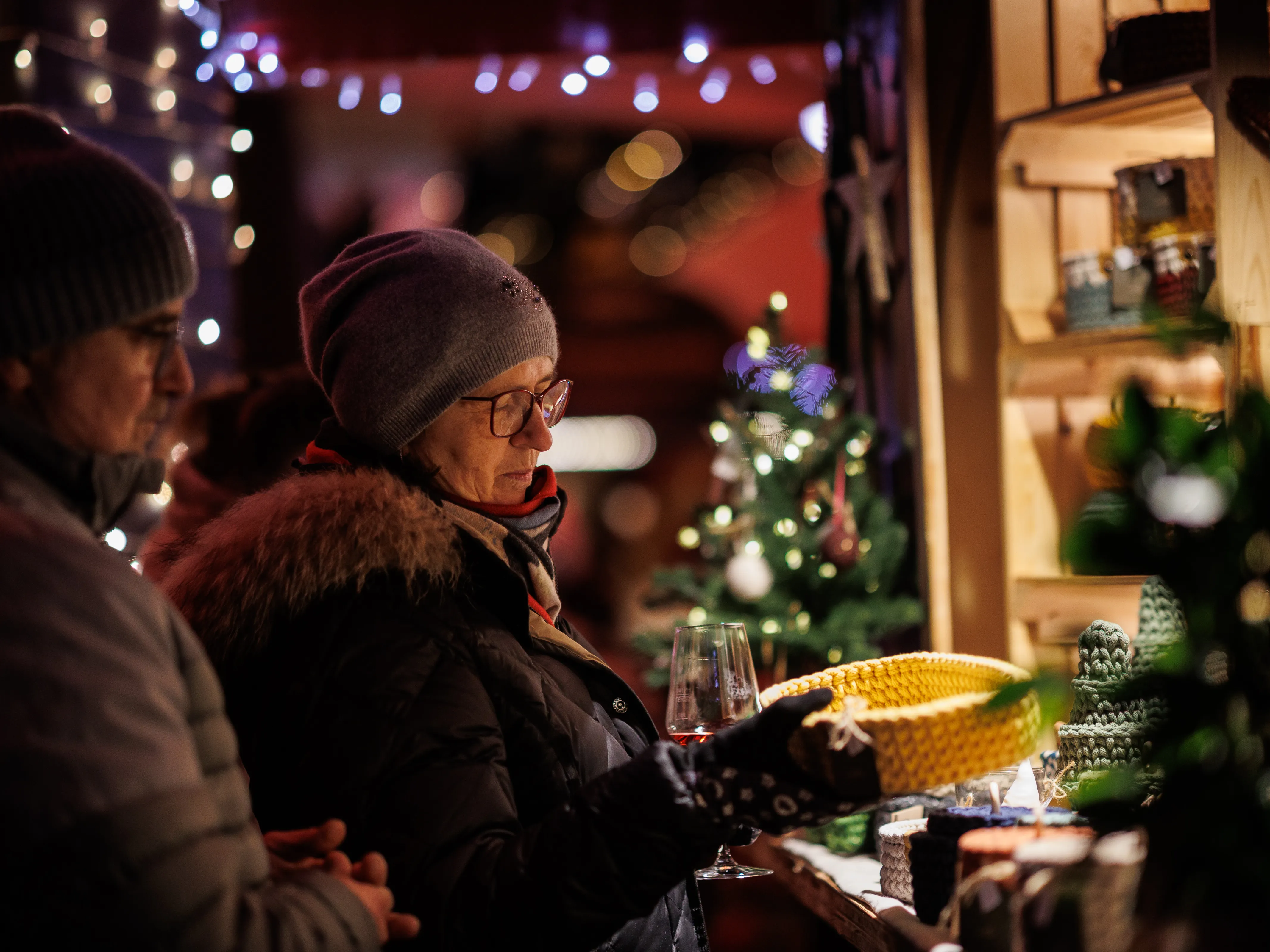 Winterwunder Mörbisch: Staunen und Kaufen bei den Markthütten