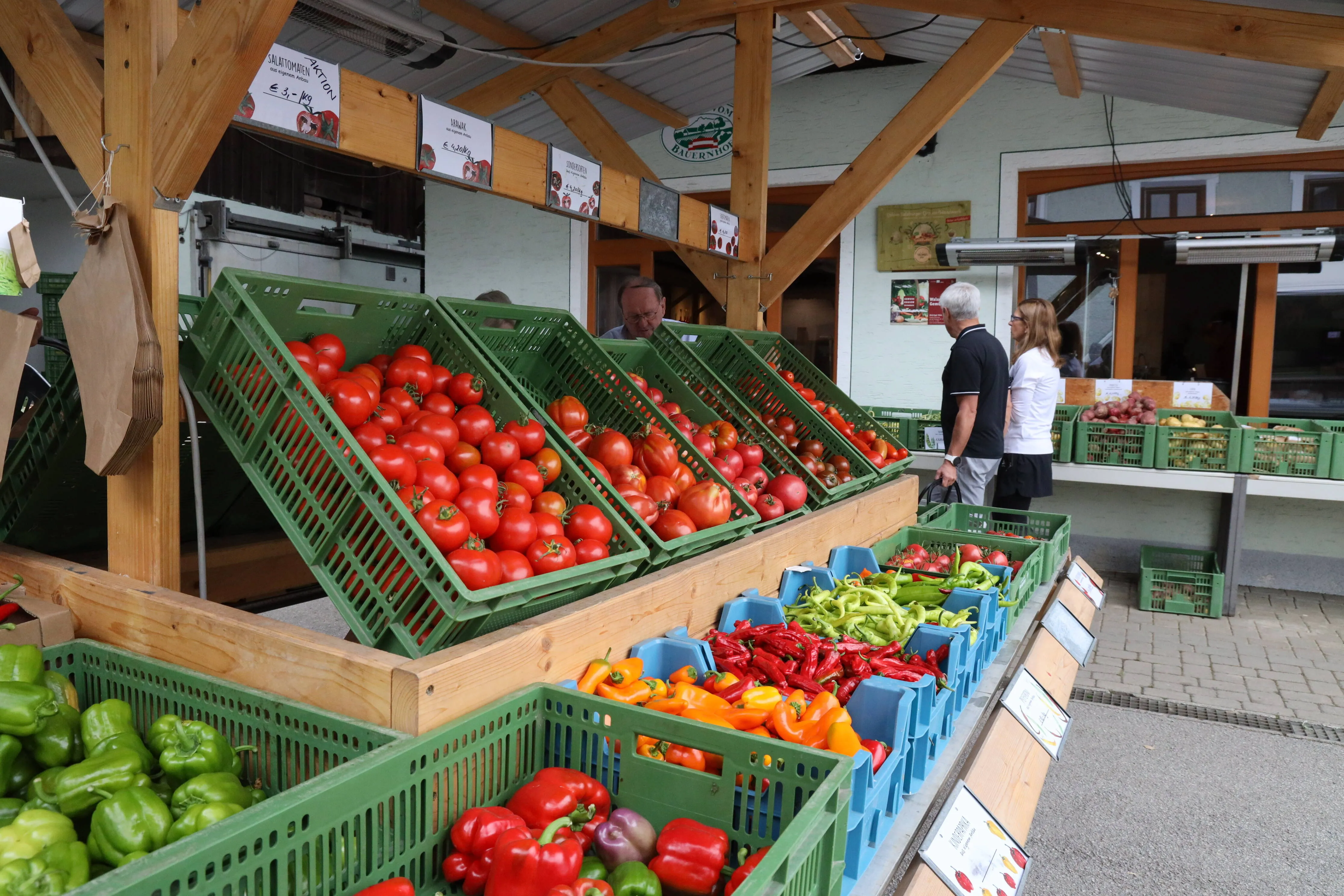 vielfältiger Bauernmarkt
